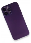 Mey İthalat®  iPhone 14 Pro Kılıf PP Ultra İnce Kapak - Mor