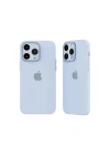 Mey İthalat®  iPhone 14 Pro Kılıf Puma Silikon - Turkuaz