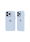 Mey İthalat®  iPhone 14 Pro Kılıf Puma Silikon - Turkuaz