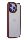 Mey İthalat®  iPhone 14 Pro Kılıf Roblox Lens Standlı Kapak - Bordo
