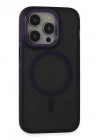 Mey İthalat®  iPhone 14 Pro Kılıf Rocky Magsafe Kapak - Derin Mor