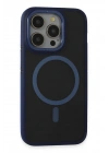 Mey İthalat®  iPhone 14 Pro Kılıf Rocky Magsafe Kapak - Lacivert
