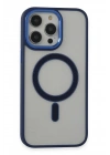 Mey İthalat®  iPhone 14 Pro Kılıf Room Magneticsafe Silikon - Lacivert