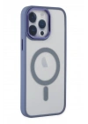 Mey İthalat®  iPhone 14 Pro Kılıf Room Magneticsafe Silikon - Sierra Blue
