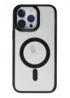 Mey İthalat®  iPhone 14 Pro Kılıf Room Magneticsafe Silikon - Siyah