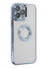 Mey İthalat®  iPhone 14 Pro Kılıf Slot Silikon - Sierra Blue