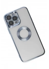 Mey İthalat®  iPhone 14 Pro Kılıf Slot Silikon - Sierra Blue
