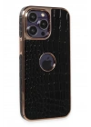 Mey İthalat®  iPhone 14 Pro Kılıf Snake Kapak - Siyah