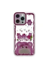 Mey İthalat®  iPhone 14 Pro Kılıf Sweet Desenli Silikon Kapak - Pembe