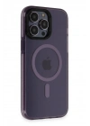 Mey İthalat®   iPhone 14 Pro Kılıf Tigra Magsafe Kapak - Derin Mor