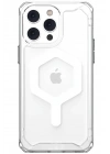 Mey İthalat®  iPhone 14 Pro Kılıf Uag Plyo Magneticsafe Silikon - Şeffaf