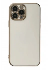 Mey İthalat®  iPhone 14 Pro Kılıf Volet Silikon - Beyaz