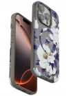 Mey İthalat®  iPhone 14 Pro Max Flower Series Magsafe Kapak - Gri