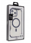 Mey İthalat®  iPhone 14 Pro Max Hilton Magsafe Kapak - Derin Mor