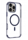 Mey İthalat®  iPhone 14 Pro Max Hilton Magsafe Kapak - Lacivert