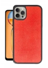 Mey İthalat®  iPhone 14 Pro Max Kılıf Aras Deri Kapak - Kırmızı
