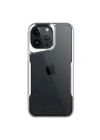Mey İthalat®  iPhone 14 Pro Max Kılıf Boyi Silikon Kapak - Gümüş