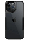 Mey İthalat®  iPhone 14 Pro Max Kılıf Boyi Silikon Kapak - Siyah