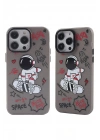Mey İthalat®  iPhone 14 Pro Max Kılıf  Desenli Kapak -  Siyah - 1