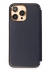 Mey İthalat®  iPhone 14 Pro Max Kılıf Dolpin Kapaklı - Lacivert