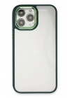 Mey İthalat®  iPhone 14 Pro Max Kılıf Dora Kapak - Haki Yeşil