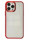 Mey İthalat®  iPhone 14 Pro Max Kılıf Element Silikon - Kırmızı