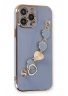 Mey İthalat®  iPhone 14 Pro Max Kılıf Esila Silikon - Gri
