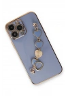 Mey İthalat®  iPhone 14 Pro Max Kılıf Esila Silikon - Gri
