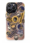Mey İthalat®  iPhone 14 Pro Max Kılıf Estoril Desenli Kapak - Estoril - 13
