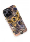 Mey İthalat®  iPhone 14 Pro Max Kılıf Estoril Desenli Kapak - Estoril - 13