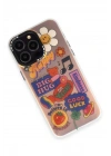 Mey İthalat®  iPhone 14 Pro Max Kılıf Estoril Desenli Kapak - Estoril - 15
