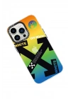 Mey İthalat®  iPhone 14 Pro Max Kılıf Estoril Desenli Kapak - Estoril - 5