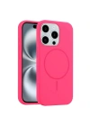 Mey İthalat®  iPhone 14 Pro Max Kılıf Jully Magsafe Kapak - Pembe