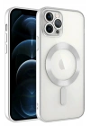 Mey İthalat®  iPhone 14 Pro Max Kılıf Kross Magneticsafe Kapak - Gümüş