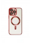Mey İthalat®  iPhone 14 Pro Max Kılıf Kross Magneticsafe Kapak - Kırmızı
