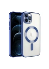 Mey İthalat®  iPhone 14 Pro Max Kılıf Kross Magneticsafe Kapak - Lacivert