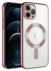 Mey İthalat®  iPhone 14 Pro Max Kılıf Kross Magneticsafe Kapak - Rose