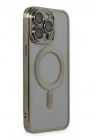 Mey İthalat®  iPhone 14 Pro Max Kılıf Kross Magneticsafe Kapak - Titan Gri