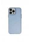 Mey İthalat®  iPhone 14 Pro Max Kılıf Modos Metal Kapak - Mavi