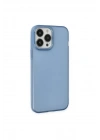 Mey İthalat®  iPhone 14 Pro Max Kılıf Modos Metal Kapak - Mavi