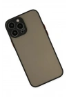 Mey İthalat®  iPhone 14 Pro Max Kılıf Montreal Silikon Kapak - Siyah