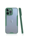Mey İthalat®  iPhone 14 Pro Max Kılıf Platin Silikon - Yeşil