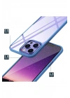 Mey İthalat®  iPhone 14 Pro Max Kılıf Power Silikon - Mavi