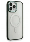 Mey İthalat®  iPhone 14 Pro Max Kılıf Room Magneticsafe Silikon - Köknar Yeşili
