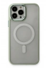 Mey İthalat®  iPhone 14 Pro Max Kılıf Room Magneticsafe Silikon - Su Yeşili