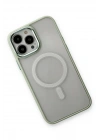 Mey İthalat®  iPhone 14 Pro Max Kılıf Room Magneticsafe Silikon - Su Yeşili