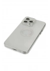 Mey İthalat®  iPhone 14 Pro Max Kılıf Santa Lens Silikon - Şeffaf