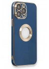 Mey İthalat®  iPhone 14 Pro Max Kılıf Store Silikon - Mavi