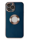 Mey İthalat®  iPhone 14 Pro Max Kılıf Store Silikon - Mavi