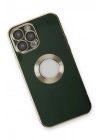 Mey İthalat®  iPhone 14 Pro Max Kılıf Store Silikon - Yeşil